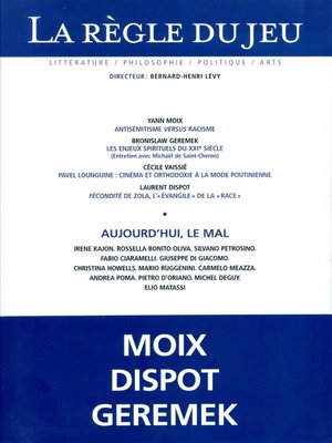 cover image of La règle du jeu n°39